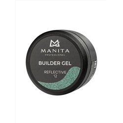 MANITA Гель моделирующий для ногтей светоотражающий / Builder Gel Reflective №12, 15 мл 28241