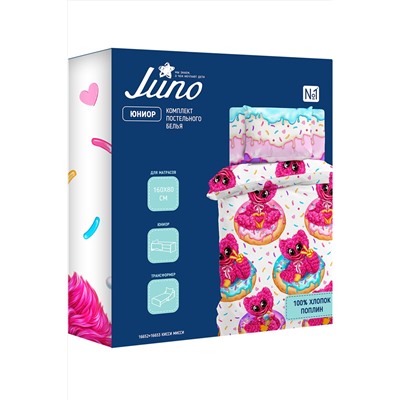 КПБ юниор поплин "Juno" (40х60) рис. 16652-1/16653-1 Кисси Мисси