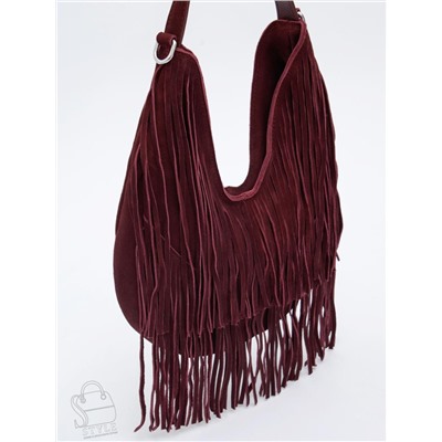 Сумка женская кожаная 5812P claret  Polina&Eiterou