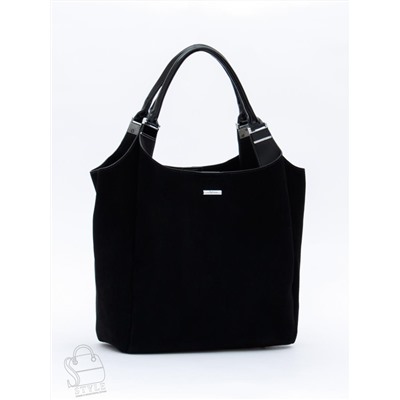 Сумка женская кожаная 9677MSS black Velina Fabbiano-Safenta  в Новосибирске