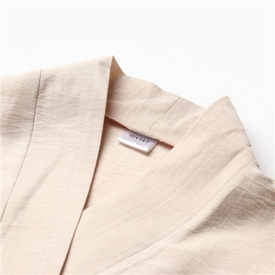 Платье мини женское MINAKU: Enjoy, бежевое, размер 42-44