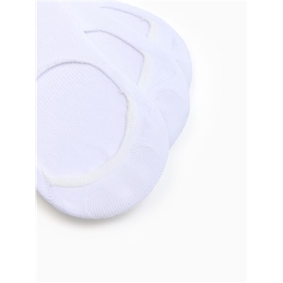 Следки спортивные с компрессией Resport, 3 пары, размер 35-38, белые