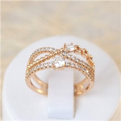 Кольцо позолота  Н01-3702 размер 17 18