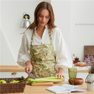 Фартук «Этель» Spring garden, 60×70 см, 100% хлопок, саржа 190 г/м²