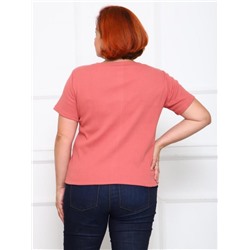 Футболка "Дубль" (Коралловый)