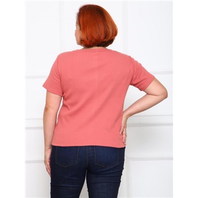 Футболка "Дубль" (Коралловый)