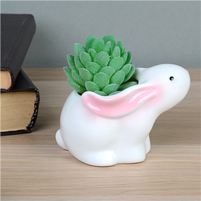 Кашпо Кролик 11,7х7,8х8,1 / XN04 /уп 72/