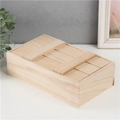 Шкатулка для росписи дерево «Ящик», для творчества, декора, без замка, 25×15×7 см