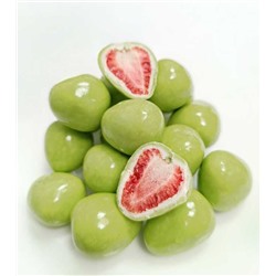 Драже ЛАЙМBERRY клубника с лаймом в белом шоколаде 2 кг.