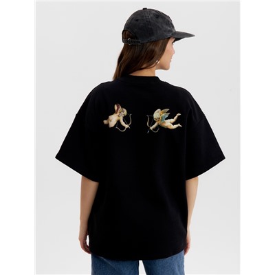 Футболка женская MIST Queen, размер 46, чёрная