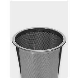 Кружка для заваривания, 550 мл, с металлическим ситом, стекло, прозрачная