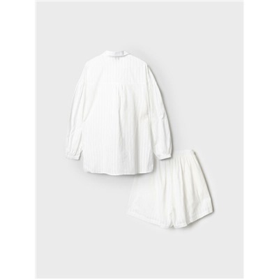 Комплект текстильный для женщин: рубашка, шорты