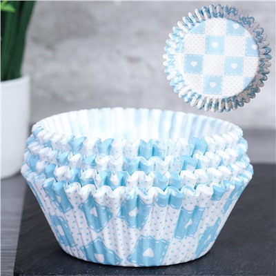 Форма для выпечки 5*3 см, набор 100 штук / 003-731 /уп 288/ бумажные