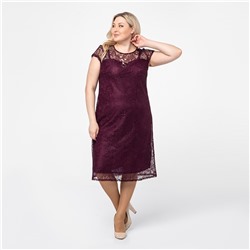 Платье, текстиль, вишневый