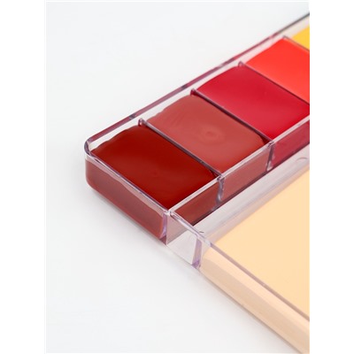 Профессиональный грим, палитра 12 цветов, №1, тональная