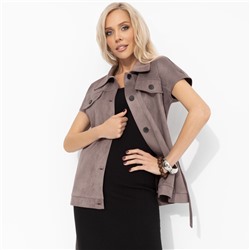 Жилет из мягкой замши, Бархатная дерзость