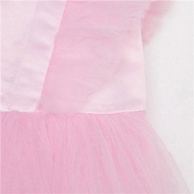 Платье нарядное для девочки KAFTAN, размер 134-140 см, розовое