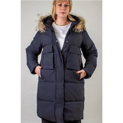 Зимняя парка с натуральным мехом, арт.1081