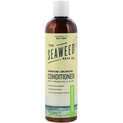 The Seaweed Bath Co., Hydrating Balancing Conditioner. Eucalyptus & Peppermint, 12 fl oz (354 ml)
