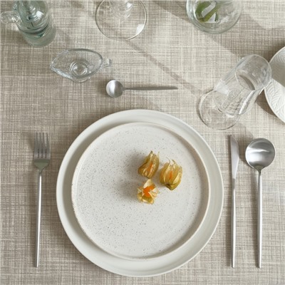 Скатерть «Доляна. Душевная кухня», 146×180 см, 50% хлопок, 50% п/э, рогожка 158 г/м²