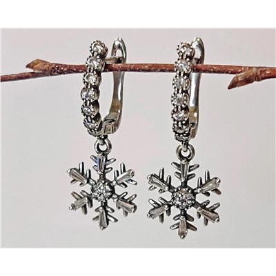 Серьги "Снежка"