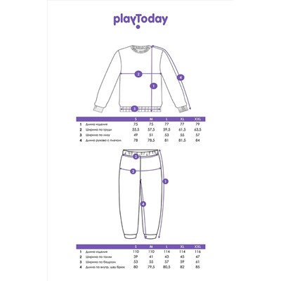 Пижама PLAYTODAY, 1063811