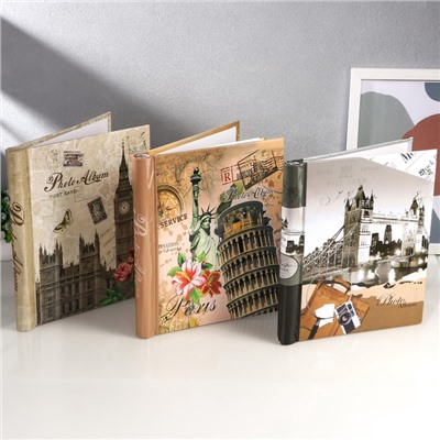 Фотоальбом магнитный на 20 листов «Виды Европы», 29×24×2 см, МИКС