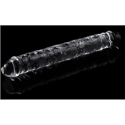 Прозрачный двусторонний фаллоимитатор Flawless Clear Double Dildo - 30 см.