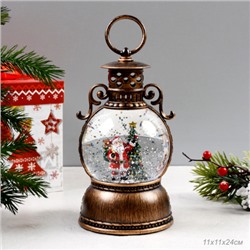 Светильник настольный новогодний 11х11х24 см / NG206-56 /уп 12/ музыкальный