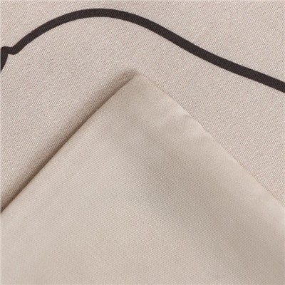 Постельное бельё 2-спальное «Этель» Graphic flowers, мако-сатин