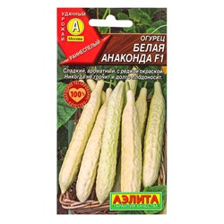 Семена Огурец китайский «Белая анаконда», F1, партенокарпический, 10 шт., «Агрофирма АЭЛИТА»