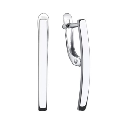 Серьги из серебра без вставки, Л-11772