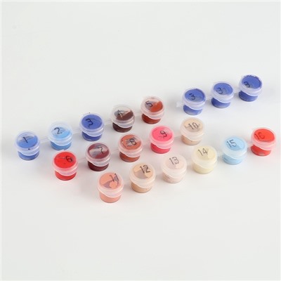 Картина по номерам на холсте с подрамником «Сиамский котёнок» 20×30 см