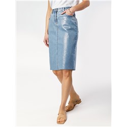 Юбка с металлизированным покрытием