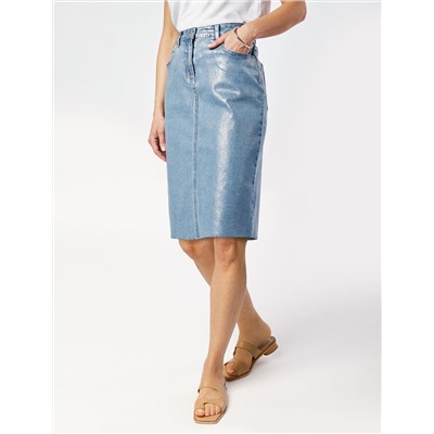 Юбка с металлизированным покрытием