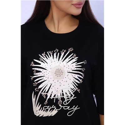 55079 Лонгслив (Черный)