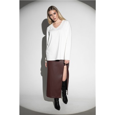 Лонгслив с V- образным вырезом НАТАЛИ, 1211649