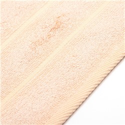 Полотенце махровое "Этель" Bamboo Biege 70х130 см, 70% хл, 30% бамбук, 450гр/м2