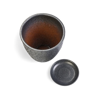 Горшок для цветов «Шагрень», 2.4 л, d=17 см, h=18 см, керамический, с поддоном