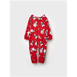 Пижама-комбинезон детская трикотажная для девочек