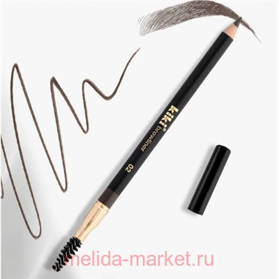 Kiki Карандаш для бровей Browliner с щеточкой тон 02 коричневый