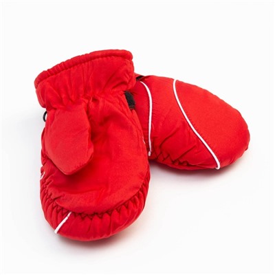 Варежки зимние детские MINAKU, красные, размер 16 (18 см)