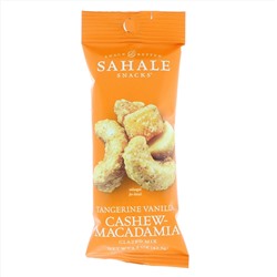Sahale Snacks, Глазированная смесь, мандарин, ваниль, кешью и макадамия, 9 пакетиков, 42,5 г (1,5 унции) каждый
