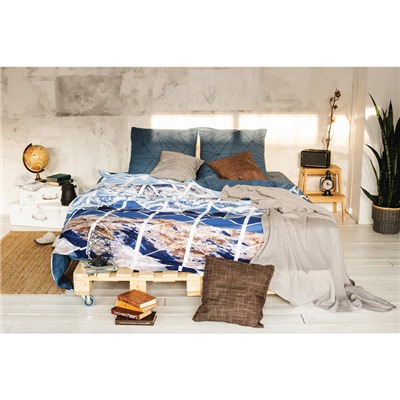 Постельное бельё евро «Этель. Горные вершины», бязь