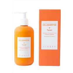 Jigott Тонер для лица с коллагеном и пептидами / Collagen + Peptide Toner, 300 мл KRISTALLER, 1114128