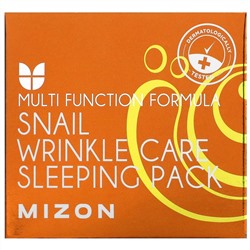 Mizon, Snail Wrinkle Care Sleeping Pack, 2.70 fl oz (80 ml)