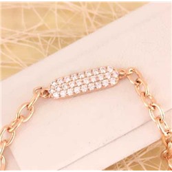 Браслет позолота Н01-10555 длина 16-19 см.