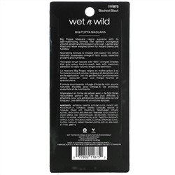Wet n Wild, Big Poppa Mascara, Blackest Black, 0.33 fl oz (10 ml)