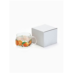 Кружка новогодняя стеклянная «Аромат праздника», 400 мл