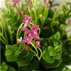 Искусственный цветок в горшке «Фиалка химера», 8×17 см, МИКС